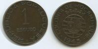 Mosambik Portugisisch 1 Escudo G1076 - Mozambique Colony of the Portuguese Empire -