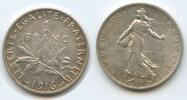Frankreich 1 Franc Silber G1920 - La Semeuse France -