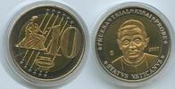 Vatikan 10 E Specimen GY160 - Bimetallmedaille Probe Papst Benedikt XVI. Specimen -