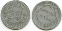 Komoren - Société anonyme 25 Centimes Token Coinage G1178 - SEHR RAR French Comores -