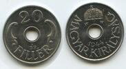 Ungarn 20 Filler G2286 - Offizieller Restrike Hungary SEHR RAR Miklós Horthy -