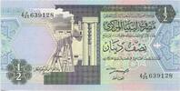 Libyen ½ Dinar GB049 - Banknote Libya -