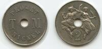 Frankreich 2 Centimes en Nickel Essai T100 - Probe Projet Nickel 2 TM SEHR RAR -