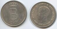 Belgien Königreich 250 Francs Silber GS851 - Belgium Jubilee King Baudouin -