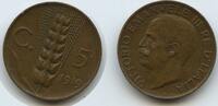 Italien Königreich 5 Centesimi G3581 - Vittorio Emanuele III. 1900-1946 Italy -