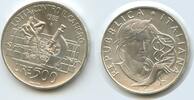 Italien Republik 500 Lire Silber G7625 - Kampf gegen Krebs - Fight against Cancer Italy -
