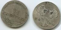 RDR Vorderösterreich Burgau Österreich VI Kreuzer Silber H1081 - Franz II. (I.) 1792-1835 Further Austria -