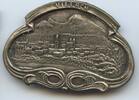 Österreich Kärnten Stockabzeichen Stocknagel Plakette A589 - Villach Stadtansicht -
