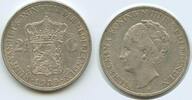 Niederlande 2½ Gulden Silber GS865 - Wilhelmina I. 1890-1948 Netherlands -