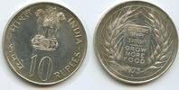 Indien Republik 10 Rupees Silber GS756 - Food for all FAO - Grow More Food - India -