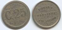 Italien Provinz Belluno Venetien 25 Centesimi Wertmarke GX542 - Pedavena Birraria Flli Luciani Jeton Italy Token coinage -