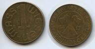 Deutschland Bundesrepublik Bayern Biermarke 1 Wiesen-Mass Hackerbräu GX1067 - Festhalle Stumbeck Oktoberfest Germany Beer-Token Munich -