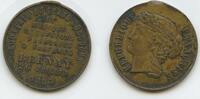 Frankreich Bronzemedaille M354 - Souvenir du grand Concours Bernay 26. Jul. Liberty France -