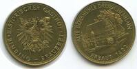 Deutschland Frankfurt am Main Bronzemedaille Biermarke M871 - Alte Bergmühle Dreieichenhain - Binding-Brauerei Historischer Gasthof -
