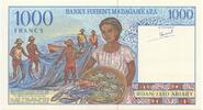 Madagaskar 1000 Francs GB124 - Banknote Madagascar -