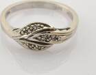Ringe  Diamantring in Jugendstil-Ästhetik aus Weißgold | 585 / 2,67g / Gr. 53