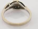 Ringe  Diamantring in Jugendstil-Ästhetik aus Weißgold | 585 / 2,67g / Gr. 53