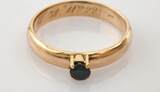 Ringe  Klassischer Saphir-Ring aus Gold - Datiert 1922 | 585 / 4,11g / Gr. 58