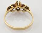 Ringe  Vintage-Diamantring aus Gold im Blütendesign | 585 / 2,43g / Gr. 56