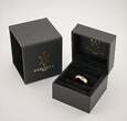Ringe  Goldener Spannring mit zentralem Brilliant | 585 / 4,9g / Gr. 52