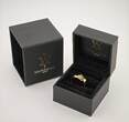 Ringe  Moderner Designer-Ring aus Gold mit Diamant | 750 / 3,72g / Gr. 53