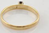 Ringe  Klassischer Solitärring aus Gold mit Diamant | 585 / 2,58g / Gr. 59