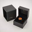 Ringe  Goldring mit großem Bernstein-Cabochon | 333 / 3,65g / Gr. 58