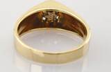 Ringe  Klassischer Goldring mit Diamant-Solitär | 585 / 4,83g / Gr. 55