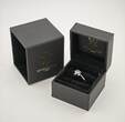 Ringe  Weißgold-Verlobungsring mit Turmalin & Diamanten | 585 / 2,7g / Gr. 56