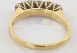 Ringe  Eleganter Gold-Damenring mit 5 Diamanten | 585 / 4,43g / Gr. 62