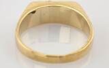 Ringe  Klassischer Herrenring aus Gold mit Diamantent | 750 / 6,38g / Gr. 61