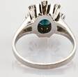 Ringe  Weißgoldring mit Saphir & Diamanten | 585 / 5,36g / Gr. 56