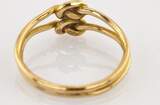 Ringe  Stilvoller Damenring aus Gold mit Doppelknoten |750 / 2,41g / Gr. 52