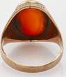 Ringe  Goldring mit Karneoltafel | 333 / 5,21g / Gr. 62