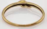 Ringe  Feiner Goldring mit zentralem Rubin | 333 / 1,5g / Gr. 62