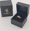 Ringe  Klassicher Goldring mit Bergkristall |375 / 3,5g / Gr. 51