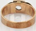 Ringe  Klassicher Goldring mit Bergkristall |375 / 3,5g / Gr. 51