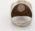 Ringe  Silberner Designer-Ring mit Lapislazuli| Gr. 51