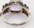 Ringe  Silberring mit Amethyst | Gr. 55