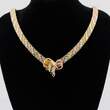 Schmucksets  Vergoldetes Silberarmband, Kette und Ohrringe