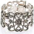 Schmucksets  Wunderschönes Silberarmband & Brosche