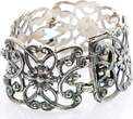 Schmucksets  Wunderschönes Silberarmband & Brosche