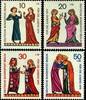 Berlin Berlin, Michel Nr. 354-357 postfrisch - Minnesänger 1970 -