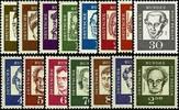 Berlin Berlin, Michel Nr. 199-213 postfrisch - Bedeutende Deutsche -