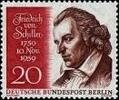 Berlin Berlin, Michel Nr. 190 postfrisch - Friedrich von Schiller -