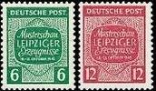 Sowjetische Zone SBZ, Michel Nr. 124-125 Y postfrisch - WZ Stufen steigend -