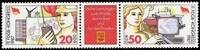 DDR  DDR, MiNr. 3086-3087 Dreierstreifen postfrisch - Kongress des Freie... 15.59 元  ＋  311.76 元 运费