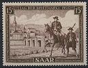 Saarland Saarland, Michel Nr. 305 postfrisch - Tag der Briefmarke 1951 -