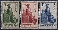 Saarland  Saarland, Michel Nr. 293-295 postfrisch - Heiliges Jahr 1950 p... 8.08 US$  +  46.24 US$ shipping