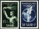 Saarland  Saarland, Michel Nr. 314-315 postfrisch - Olympische Sommerspi... 6.94 US$  +  46.24 US$ shipping